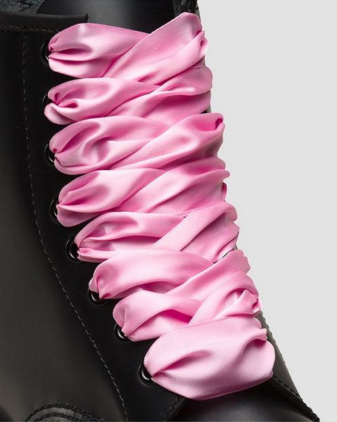 Dr Martens 55 inch Ribbon Shoe Laces Accessories 8-10 EYE Pink | USA-596203