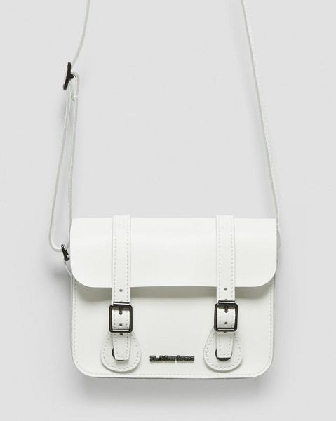 Dr Martens 7 Inch Leather Accessories Crossbody Bags White | USA-61234