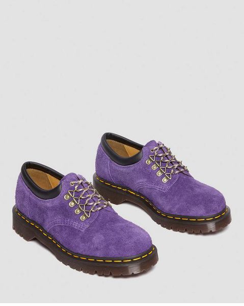 Dr Martens 8053 Ben Suede Men Casual Shoes Purple | USA-341287