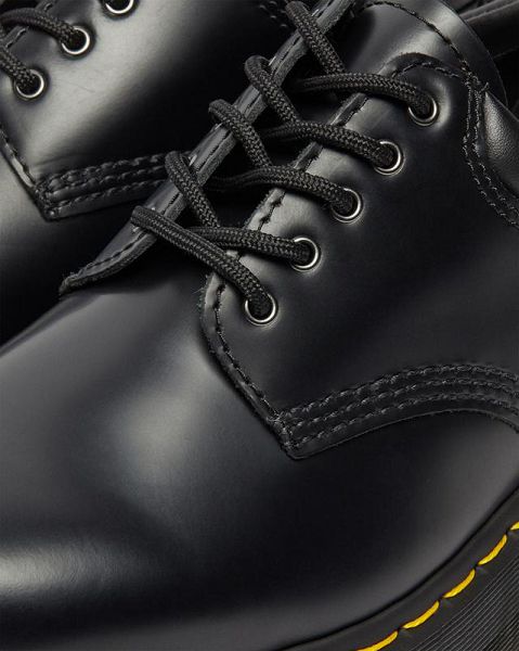 Dr Martens 8053 Leather Platform Men Casual Shoes Black | USA-971806