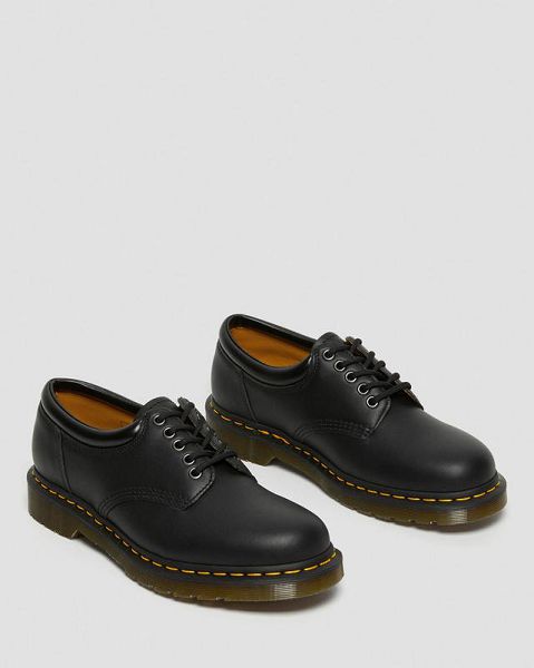 Dr Martens 8053 Nappa Leather Men Casual Shoes Black | USA-95428