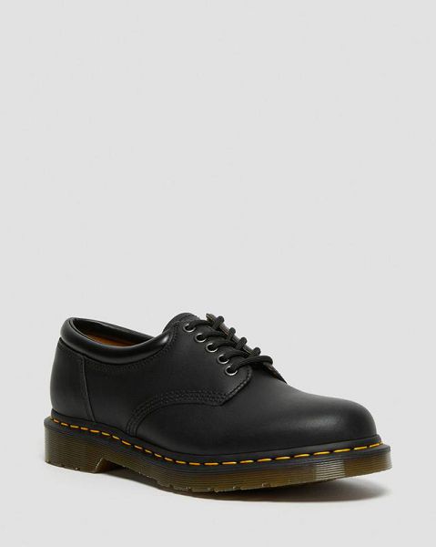 Dr Martens 8053 Nappa Leather Men Casual Shoes Black | USA-95428