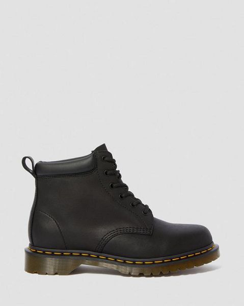 Dr Martens 939 Ben Boot Leather Men Lace Up Boots Black | USA-908745