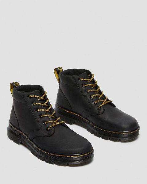 Dr Martens Bonny Leather Men Casual Boots Black | USA-289075