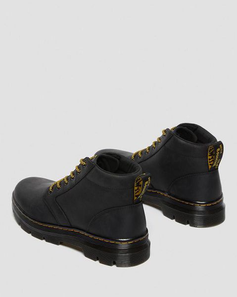 Dr Martens Bonny Leather Men Casual Boots Black | USA-289075