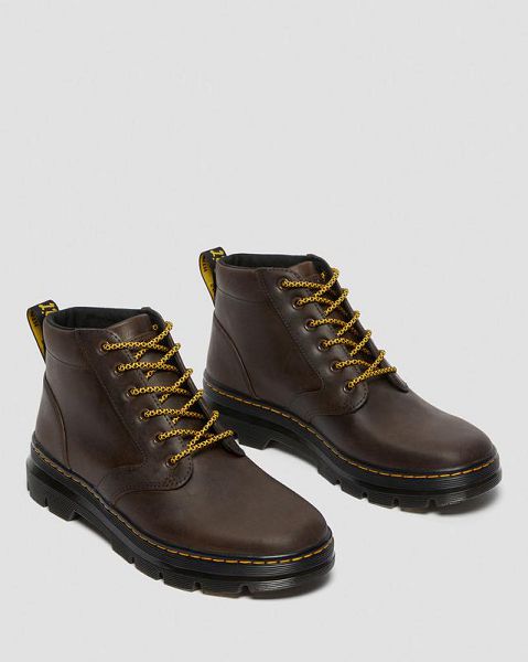 Dr Martens Bonny Leather Men Casual Boots Brown | USA-520719