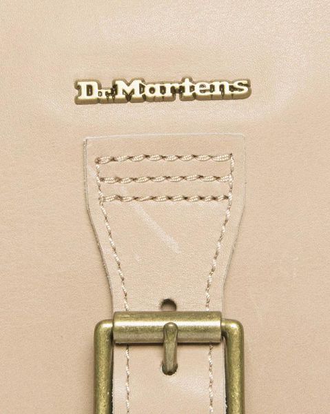 Dr Martens Carrara Leather Vertical Accessories Crossbody Bags Beige | USA-152847