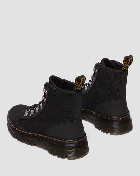 Dr Martens Combs Poly Women Casual Boots Black | USA-610893