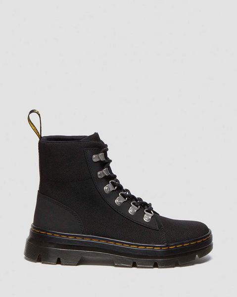 Dr Martens Combs Poly Women Casual Boots Black | USA-610893