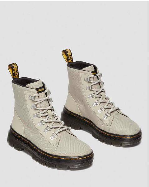 Dr Martens Combs Poly Women Casual Boots Grey | USA-897413