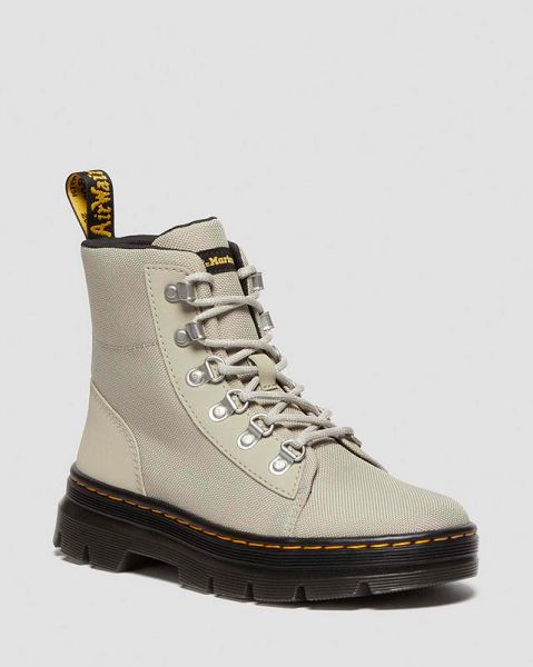 Dr Martens Combs Poly Women Casual Boots Grey | USA-897413