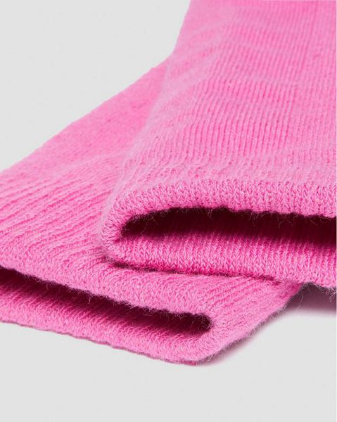 Dr Martens Double Doc Cotton Blend Accessories Socks Pink | USA-851734