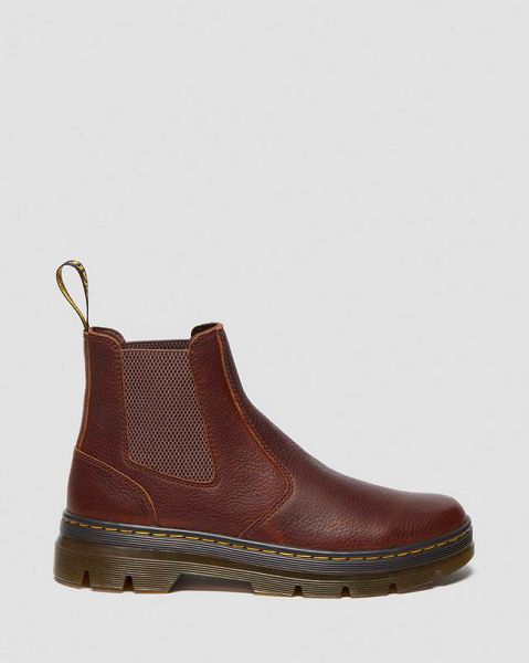 Dr Martens Embury Ambassador Leather Chelsea Boot Women Chelsea Boots Brown | USA-681027