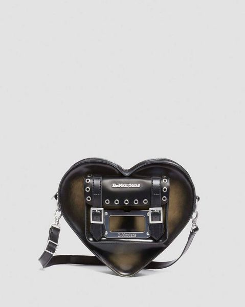 Dr Martens Heart Accessories Backpack Khaki / Black | USA-245197