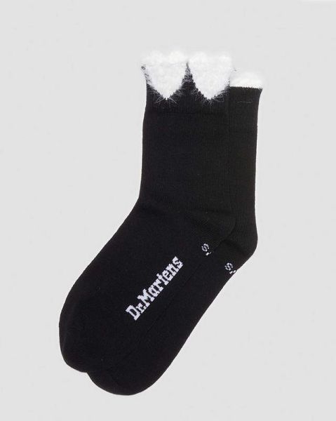 Dr Martens Heart Detail Cotton Blend Accessories Socks Black | USA-628750