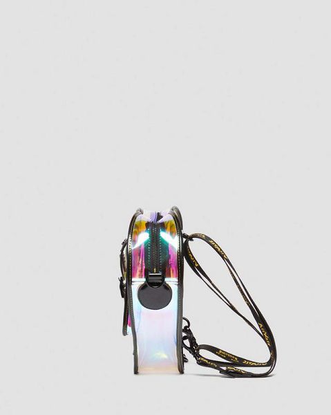 Dr Martens Heart Shaped Iridescent Transparent Accessories Backpack Multicolor / Black | USA-982530