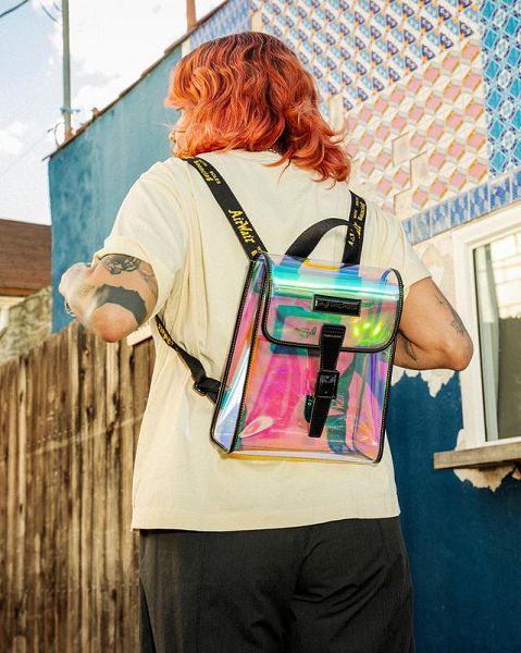 Dr Martens Iridescent Transparent Mini Accessories Backpack Multicolor / Black | USA-952170