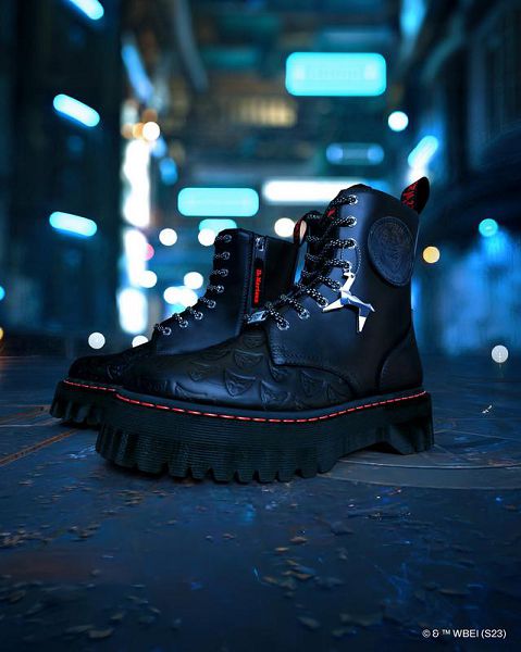 Dr Martens Jadon WB Blade Runner Leather Men Platform Boots Black | USA-740829