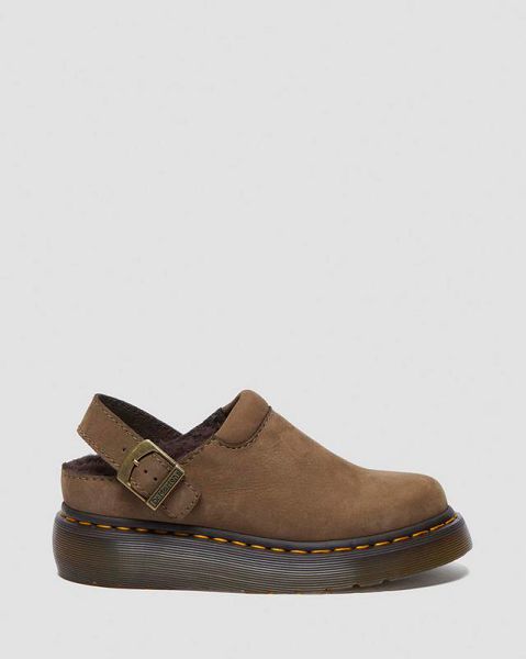 Dr Martens Laketen Buttersoft Slingback Men Mules Khaki | USA-471205