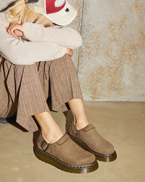 Dr Martens Laketen Buttersoft Slingback Women Mules Khaki | USA-982743