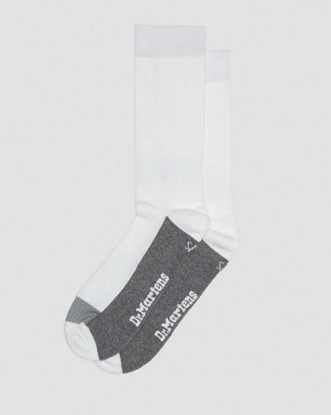 Dr Martens Lightweight Tech Organic Cotton Accessories Socks White | USA-83927