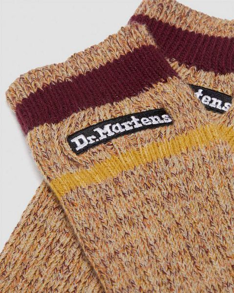 Dr Martens Marl Organic Accessories Socks Brown | USA-631948