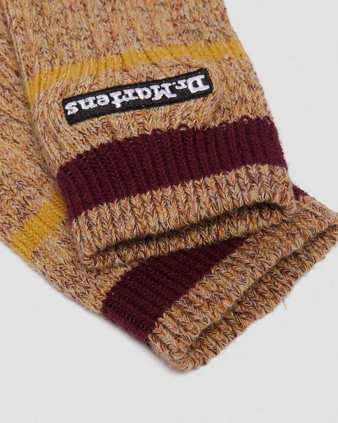 Dr Martens Marl Organic Accessories Socks Brown | USA-631948