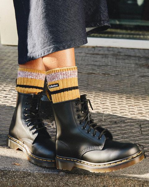 Dr Martens Marl Organic Accessories Socks Yellow | USA-897516