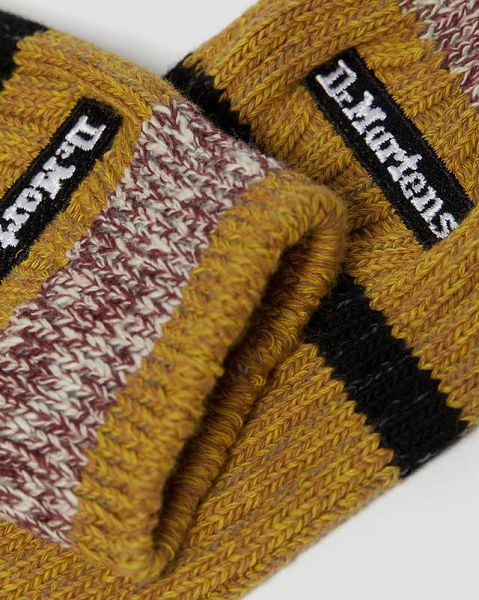 Dr Martens Marl Organic Accessories Socks Yellow | USA-897516