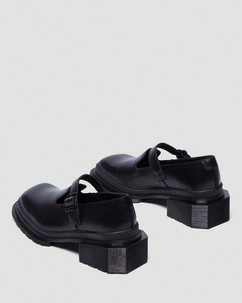 Dr Martens Maybole Square Toe Women Mary Jane Shoes Black | USA-513429