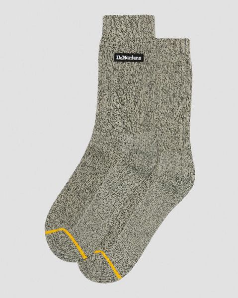 Dr Martens Merino Organic Cotton Blend Accessories Socks Grey | USA-415736