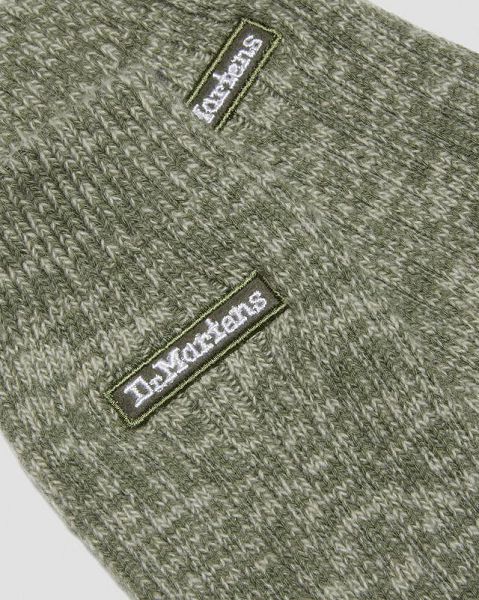 Dr Martens Merino Organic Cotton Blend Accessories Socks Khaki | USA-341708