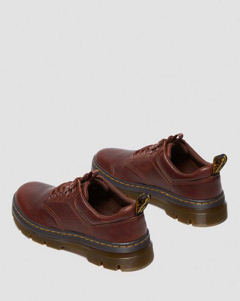 Dr Martens Reeder Ambassador Men Leather Shoes Brown | USA-284619