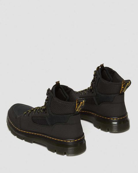 Dr Martens Rilla Lace Up Men Utility Boots Black | USA-192634