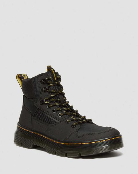 Dr Martens Rilla Lace Up Men Utility Boots Black | USA-192634