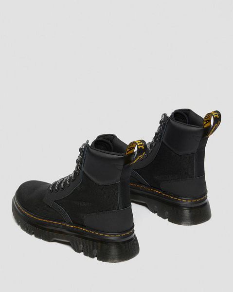 Dr Martens Tarik Men Utility Boots Black | USA-458029