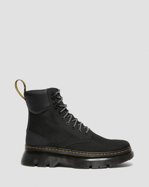 Dr Martens Tarik Men Utility Boots Black | USA-458029