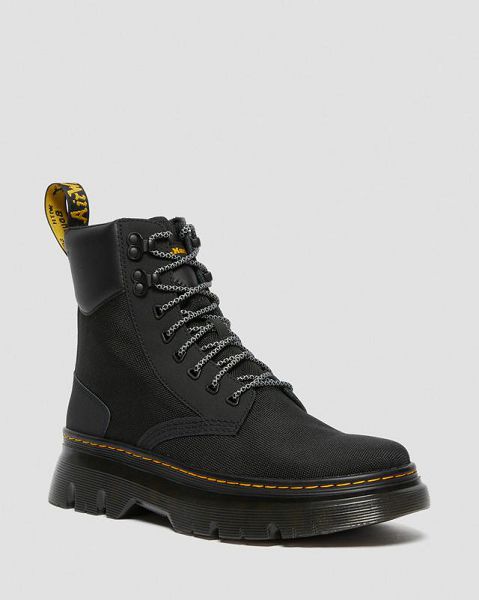 Dr Martens Tarik Men Utility Boots Black | USA-458029