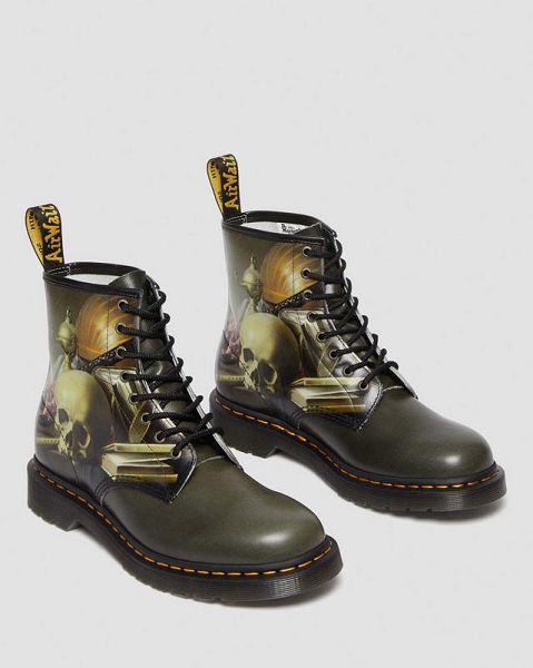 Dr Martens The National Gallery 1460 Harmen Steenwyck Women Leather Boots Multicolor | USA-964270