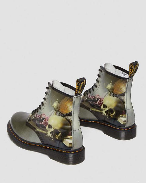 Dr Martens The National Gallery 1460 Harmen Steenwyck Women Leather Boots Multicolor | USA-964270