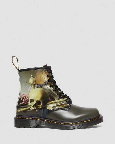 Dr Martens The National Gallery 1460 Harmen Steenwyck Women Leather Boots Multicolor | USA-964270