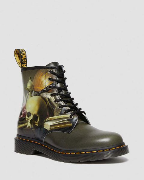 Dr Martens The National Gallery 1460 Harmen Steenwyck Women Leather Boots Multicolor | USA-964270