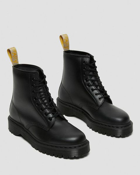 Dr Martens Vegan 1460 Bex Mono Men Lace Up Boots Black | USA-902463