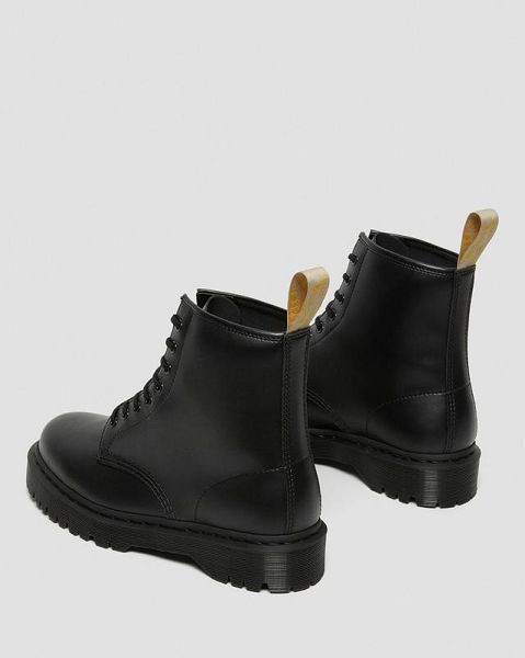 Dr Martens Vegan 1460 Bex Mono Men Lace Up Boots Black | USA-902463