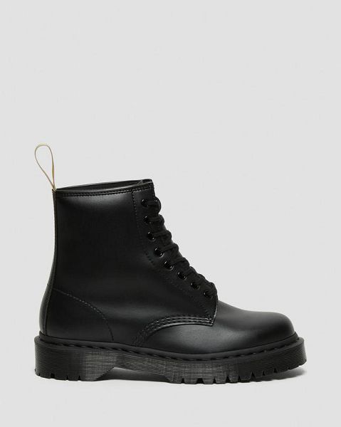 Dr Martens Vegan 1460 Bex Mono Men Lace Up Boots Black | USA-902463