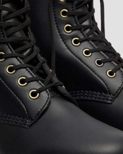 Dr Martens Vegan 1460 Felix Men Lace Up Boots Black | USA-215349