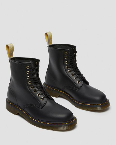 Dr Martens Vegan 1460 Felix Men Lace Up Boots Black | USA-215349