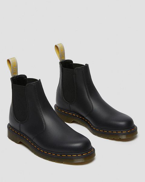 Dr Martens Vegan 2976 Felix Men Chelsea Boots Black | USA-659480