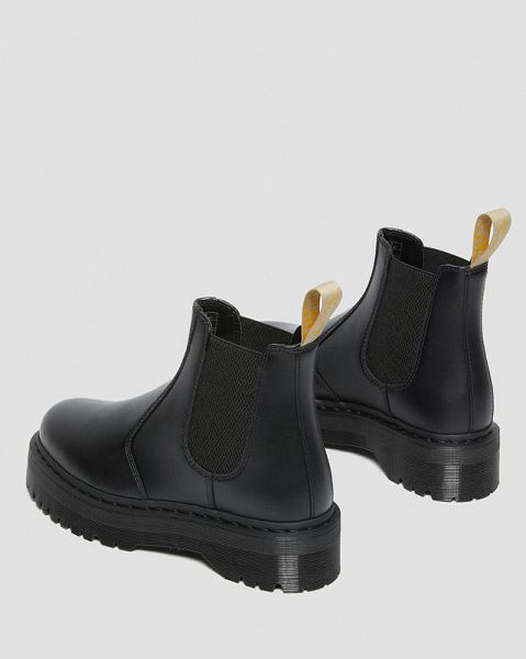 Dr Martens Vegan 2976 Felix Platform Men Chelsea Boots Black | USA-891425