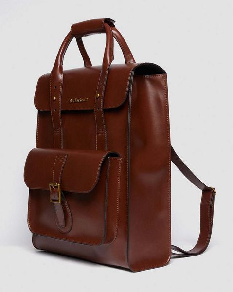 Dr Martens Vegan Norfolk Accessories Backpack Brown | USA-510374